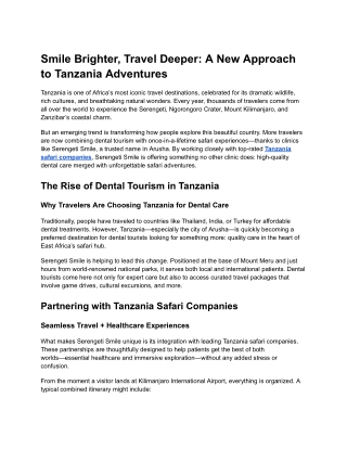 Smile Brighter, Travel Deeper_ A New Approach to Tanzania Adventures (1)