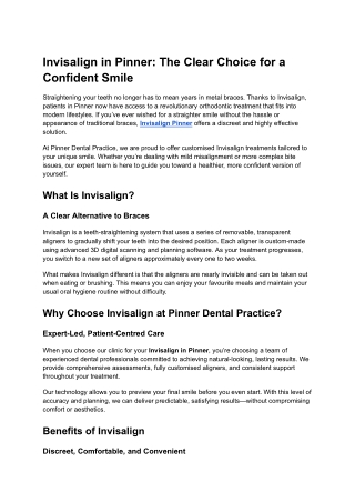 Invisalign in Pinner_ The Clear Choice for a Confident Smile (1)