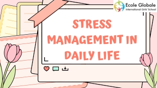 Stress Management in Daily Life