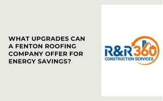 Fenton Roofing Company | R&R 360 Construction Services