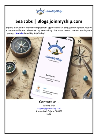 Sea Jobs | Blogs.joinmyship.com