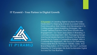 IT Pyramid – Your Partner in Digital Growth