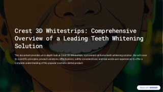 Crest-3D-Whitestrips-Comprehensive-Overview-of-a-Leading-Teeth-Whitening-Solution