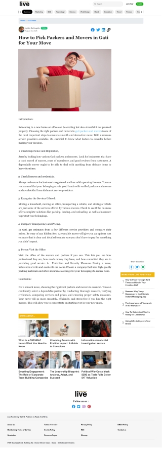 Get The Gati Packers and Movers: Reputable Movers