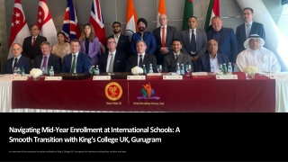 What to Expect When Enrolling in an International School Mid-Year with King's College UK, Gurugram