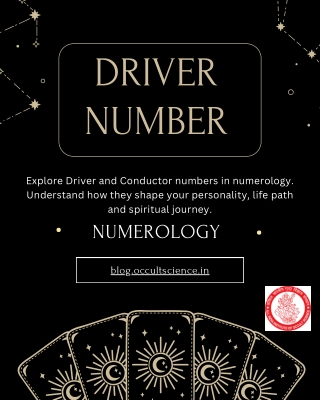DRIVER NUMBER IN NUMEROLOGY