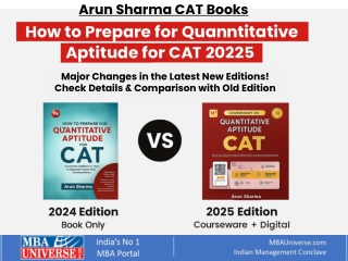 Arun Sharma CAT Books 2025: Check Latest Editions, Topics, Prices, Discounts, Re