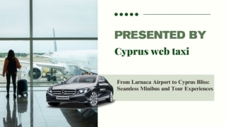 From Larnaca Airport to Cyprus Bliss: Seamless Minibus and Tour Experiences
