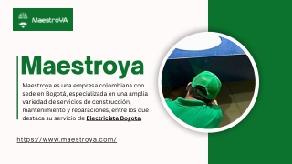 La Mejor Electricista Bogota - MaestroYA