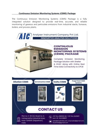 Continuous Emission Monitoring Systems00