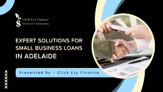 Expert Solutions for Small Business Loans in Adelaide