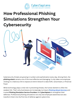 How Professional Phishing Simulations Strengthen Your Cybersecurity
