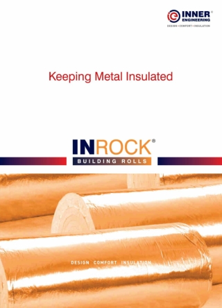 INROCK Building Rolls – Insulation for Pre-Engineered Structures