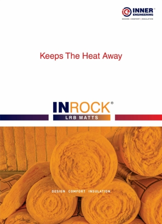 INROCK LRB Matts – Lightly Resin-Bonded Insulation Mattress