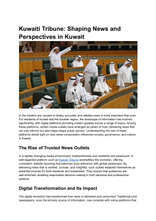 Kuwaiti Tribune