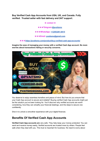 Buy Verified Cash App Account with Full Features (2025 Guide)