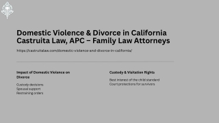 Divorce in California: Domestic Violence Impact on Settlements