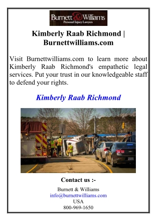 Kimberly Raab Richmond | Burnettwilliams.com