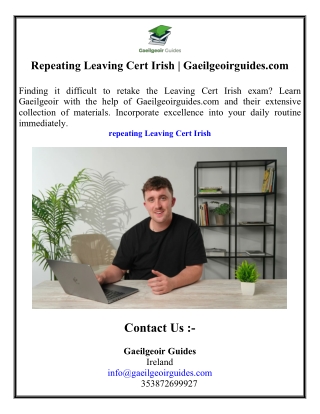 Repeating Leaving Cert Irish  Gaeilgeoirguides.com