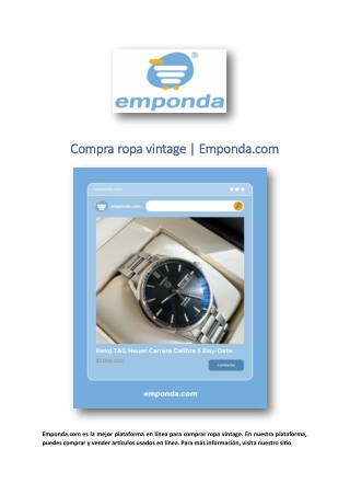 Compra ropa vintage | Emponda.com