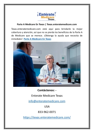Parte A Medicare En Texas | Texas.enteratemedicare.com