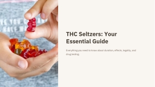 How Long Do THC Seltzers Stay in Your System | Burman’s Health Shop