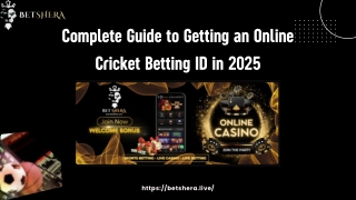 Complete Guide to Getting an Online Cricket Betting ID in 2025