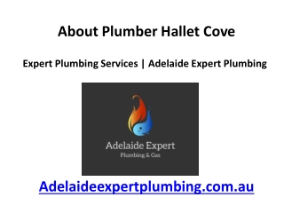 Plumber Hallet Cove