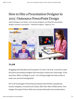 How to Hire a Presentation Designer in 2025 _ Outsource PowerPoint Design