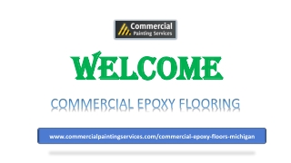 Welcome To Commercial Epoxy Floors Michigan