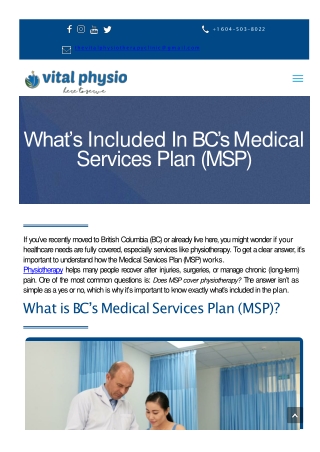 Medical Services Plan