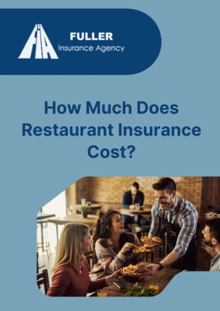 How Much Does Restaurant Insurance Cost_ Guide to Restaurant Business Insurance