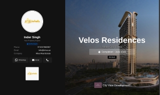 Velos Residence at Motor City, Dubai  Miva.ae