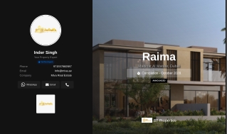 Raima at Waada - BT Properties  Miva Real Estate