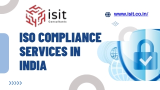 ISO Compliance Services in India