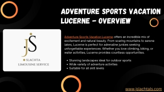 Experience Thrilling Adventure Sports in Lucerne
