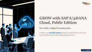 GROW with SAP S/4HANA Cloud, Public Edition | Web Synergies