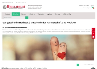 Gravierte Hochzeitsgeschenke - Brillibrum