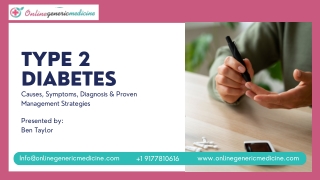 Diabetes type 2: its causes and management.