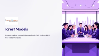 Icrest Models – Investor-Ready IPO Presentation & Pitch deck Templates