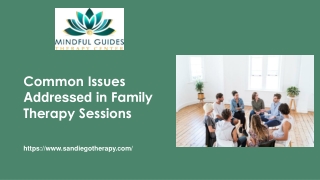 Common Issues Addressed in Family Therapy Sessions