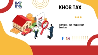 Personal Tax Filing Services Fremont