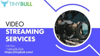 TinyBull Video Streaming Services for Events and Webinars