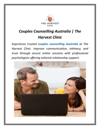 Couples Counselling Australia | The Harvest Clinic
