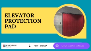 Elevator protection pad