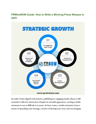 PRWireNOW Guide_ How to Write a Winning Press Release in 2025