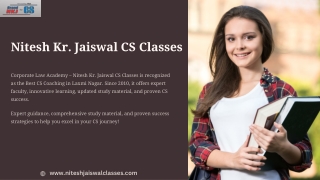Nitesh Jaiswal Classes