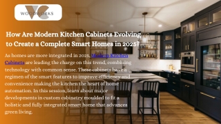 How Are Modern Kitchen Cabinets Evolving to Create a Complete Smart Homes in 2025
