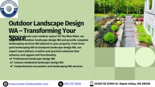 Outdoor Landscaping WA