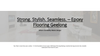 Epoxy Flooring Geelong – Custom Finishes for Any Space